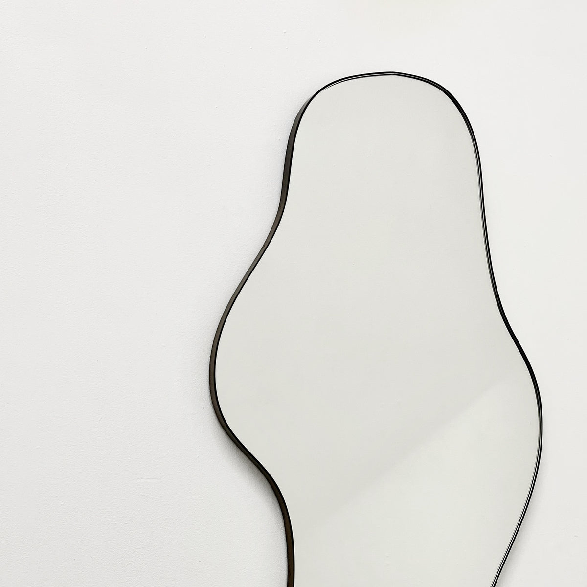 Bapa™ Freeform Organic Mirror with a Bronze Patina Frame