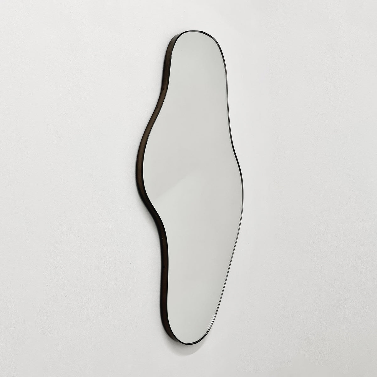 Bapa™ Freeform Organic Mirror with a Bronze Patina Frame