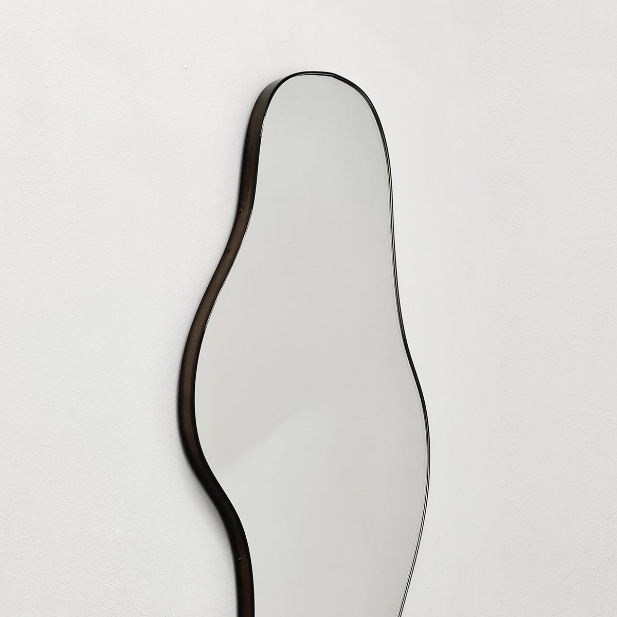 Bapa™ Freeform Organic Mirror with a Bronze Patina Frame