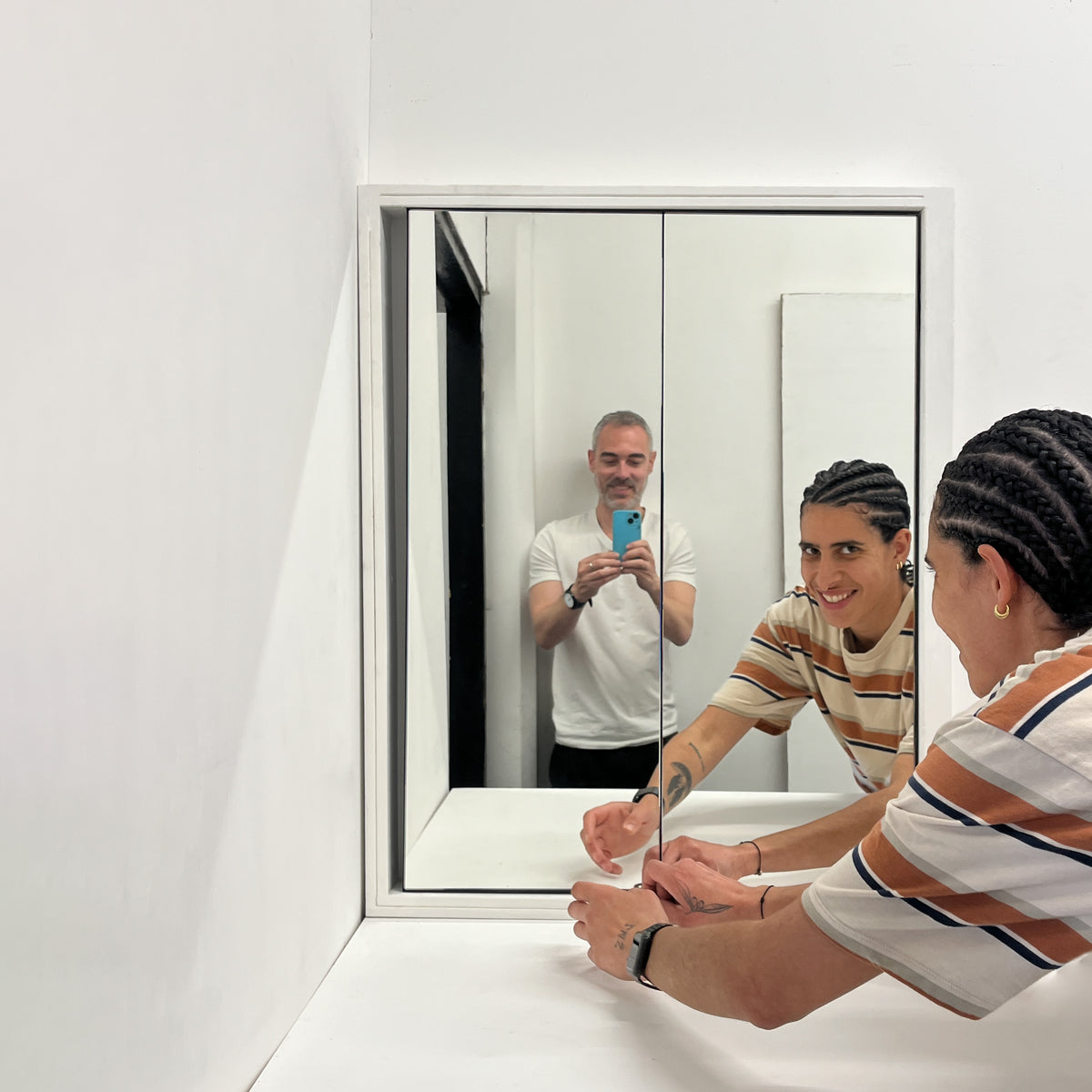 Bifold™ Rectangular Folding Mirror with Hinges