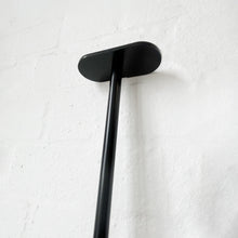 Capsula™ Ceiling Suspended Illuminated Mirror with Contemporary Black Full Frame