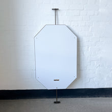 Contemporary Octagonal Countertop to Ceiling Mirror with Bronze Patina Frame