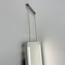Ceiling Suspended Front Illuminated Rectangular Mirror with Stainless Steel Frame