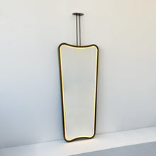 Mid century style Ceiling Hanging Illuminated Mirror