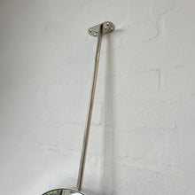 Contemporary Ovalis™ Countertop to Ceiling Attached Mirror with Nickel Plated Frame