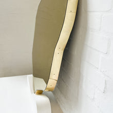 Contemporary Gold Tinted Freeform Illuminated Mirror with Brass Frame - D