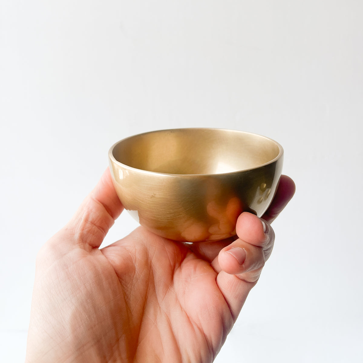 Small Polished Brass Bowl, Vide-poche