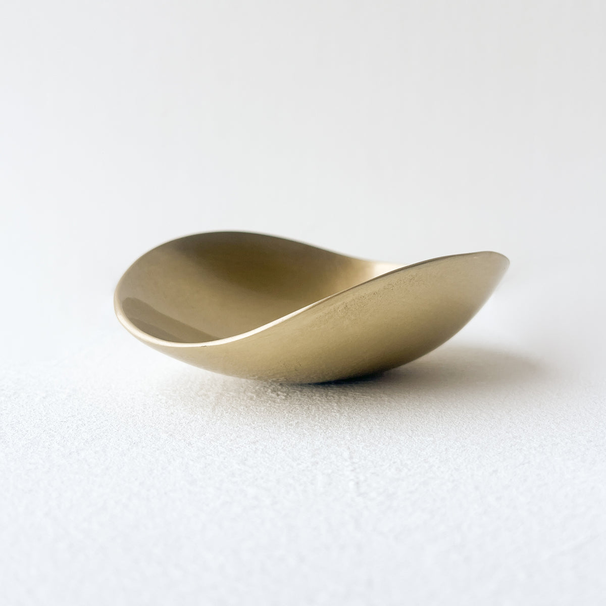 Handcast Brass Shallow Bowl