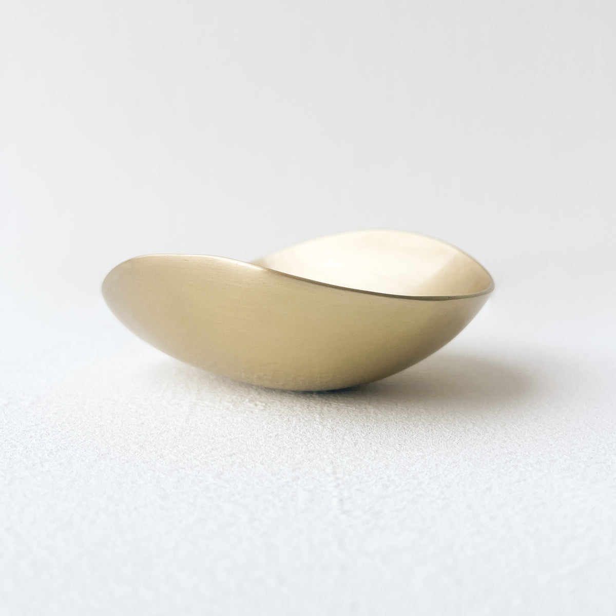 Handcast Brass Shallow Bowl