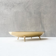 Cast Brass Long Bowl with Legs