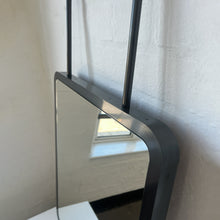 Countertop to Ceiling Quadris™ Mirror with Blackened Stainless Steel Frame
