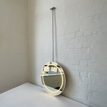 Orbis™ Ceiling Suspended Illuminated Round Frameless Mirror