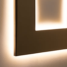 Original Contemporary Back-Illuminated Bronze Tinted Square Donut™ Mirror