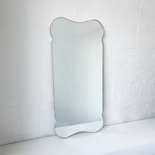 Mid-century style Freeform Mirror with Brass Frame - Vintage N.5