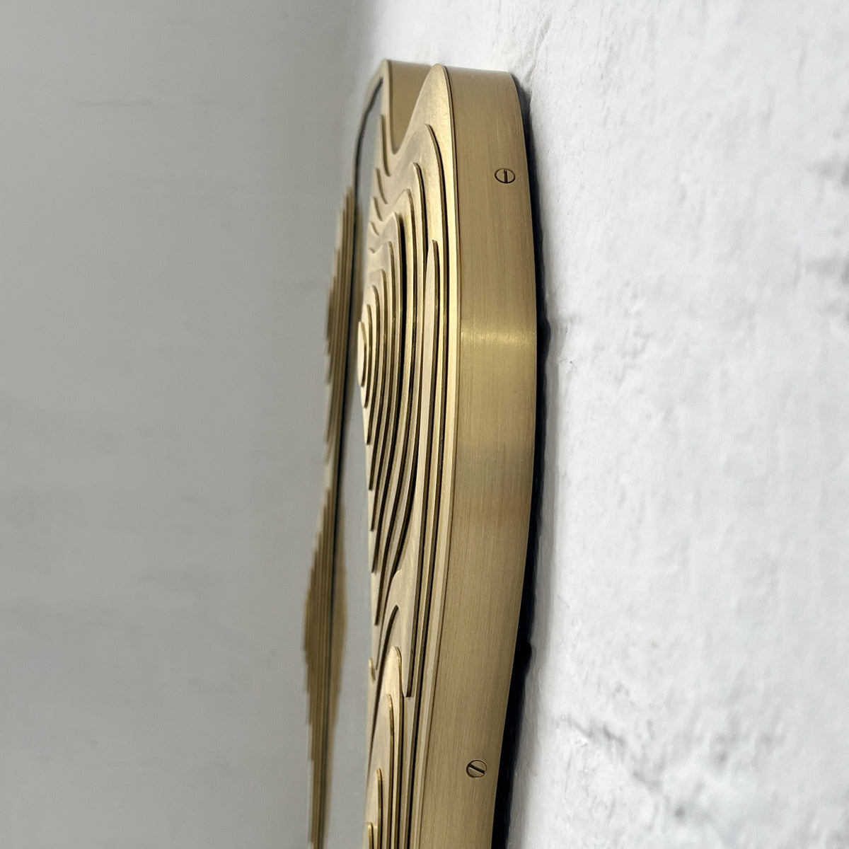 Omalo™ Special Edition Mirror with a Delicately Handcrafted Brass Frame