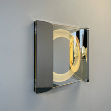 NEW Special Edition Wall Hanging Tryptic Mirror with Illuminated Infinite Pattern