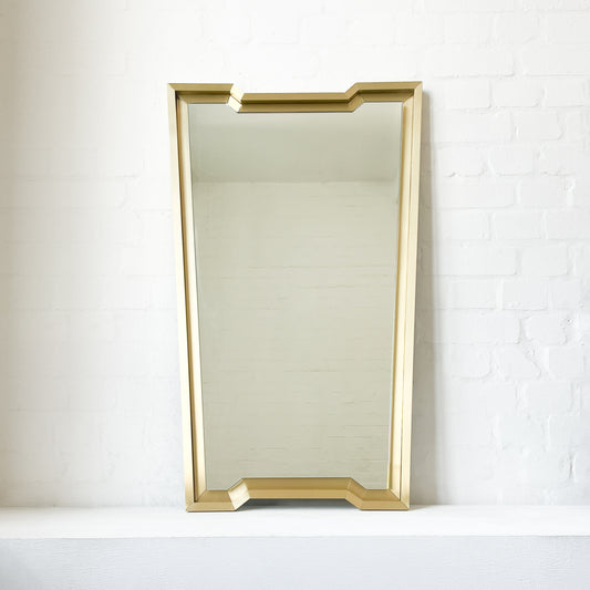 Toledo Vintage Inspired Mirror with Brass Full Frame