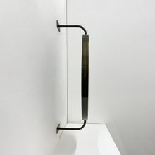 Vorso™ Wall Attached Rotating Round Modern Mirror with Brass Frame