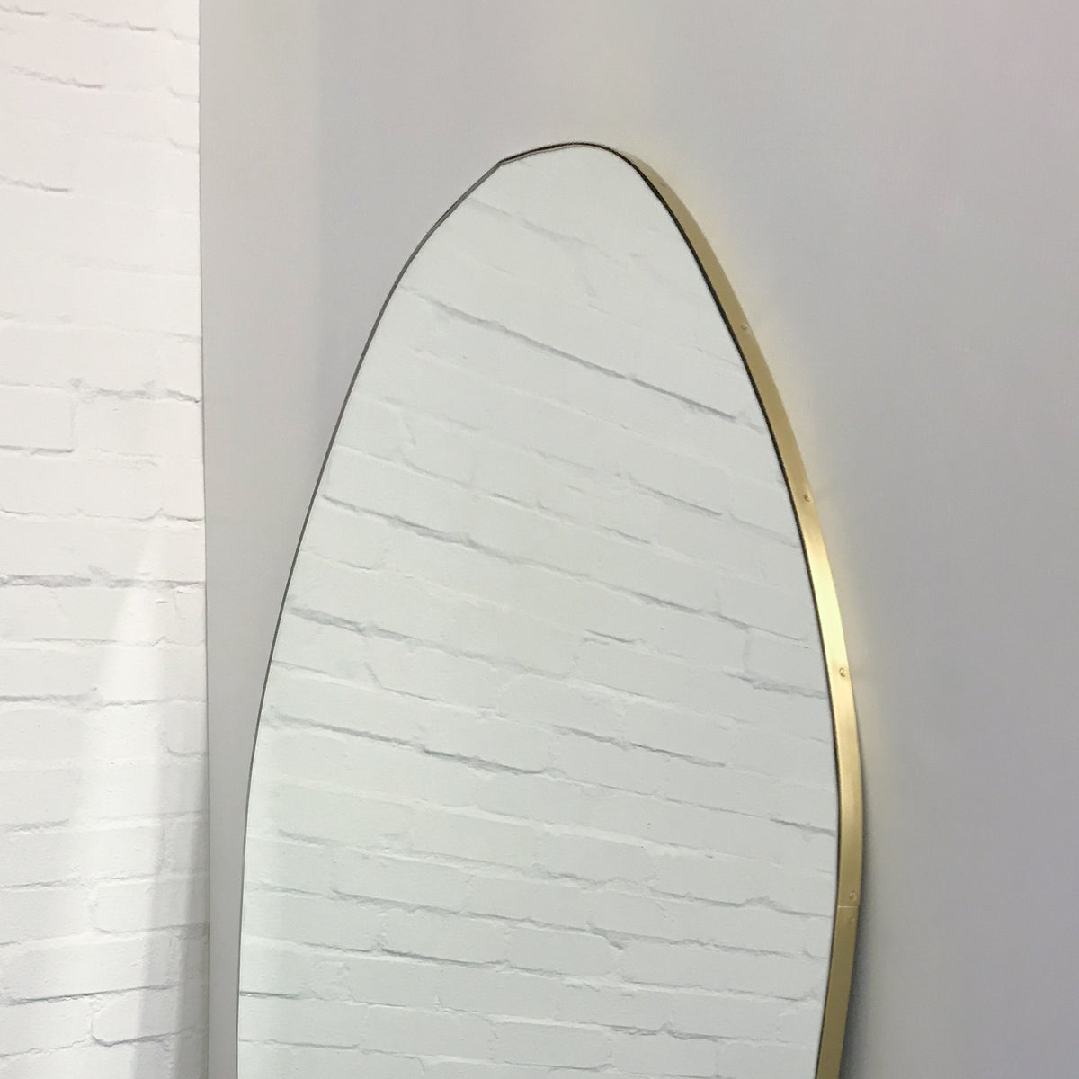 Nuva™ Organic Shaped Frameless Modern Mirror, Oversized