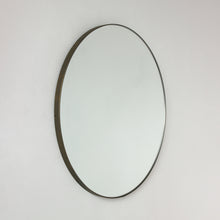 Orbis™ Round Minimalist Customisable Mirror with Elegant Brass Frame