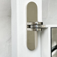 Porta™ Rectangular Wall Mirror with Hinges and White Minimalist Frame