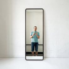 Quadris™ Rectangular Long Mirror with Bronze Patina Mitred Full Frame