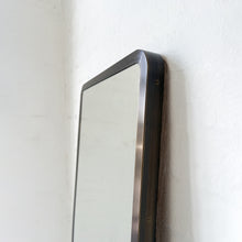 Quadris™ Rectangular Long Mirror with Bronze Patina Mitred Full Frame