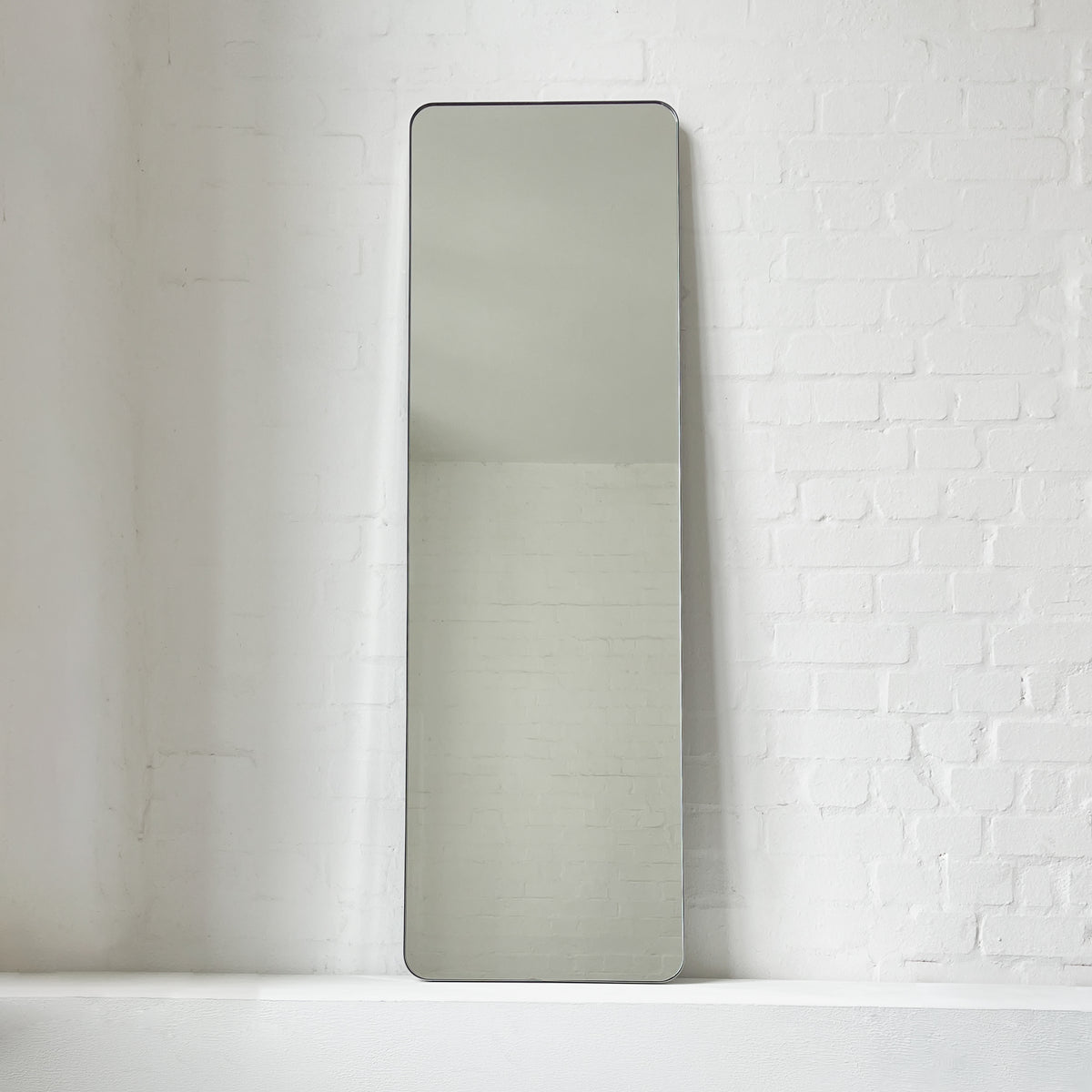 Ex-Display Quadris™ Rectangular Mirror with Polished Stainless Steel Frame