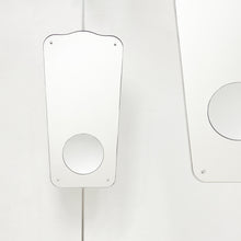 Mid-century Inspired Countertop to Ceiling Mirror with Integrated Magnification - Vintage N.4