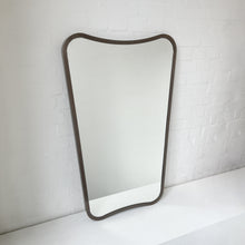 Mid-century style Freeform Mirror with Bronze Patina Full Frame - Vintage N.2