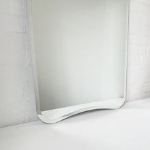 Mid-century Inspired Frameless Freeform Mirror with a Bevel - Vintage N.2
