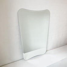 Mid-century Inspired Frameless Freeform Mirror with a Bevel - Vintage N.2