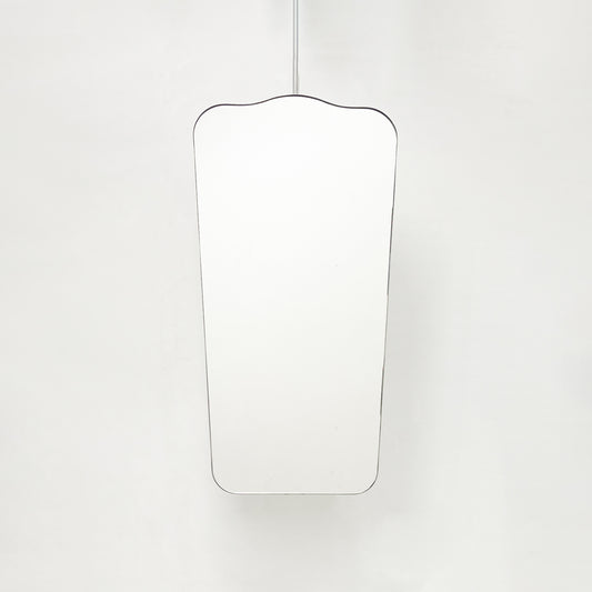 Mid-century Inspired Ceiling Suspended Double-sided Mirror - Vintage N.4