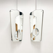 Mid-century Inspired Ceiling Suspended Mirror with Minimalist Frame
