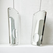 Mid-century Inspired Ceiling Suspended Mirror with Minimalist Frame
