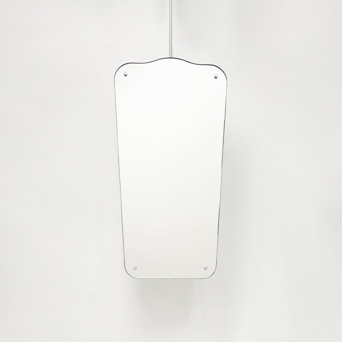 Mid-century Inspired Ceiling Suspended Double-sided Mirror - Vintage N.4