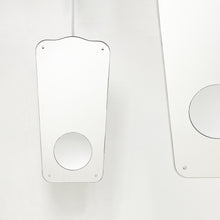 Mid-century Inspired Ceiling Suspended Mirror with Minimalist Frame