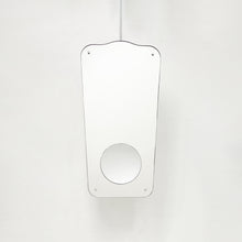 Mid-century Inspired Ceiling Suspended Mirror with Minimalist Frame