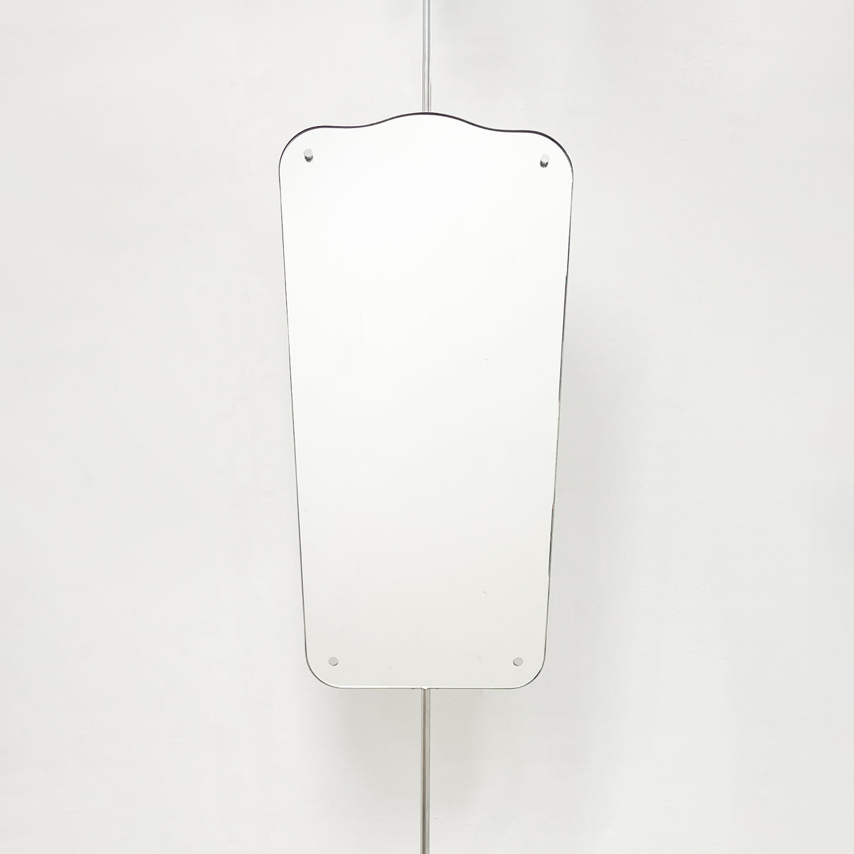 Mid-century Style Countertop to Ceiling Suspended Double-sided Mirror - Vintage N.4