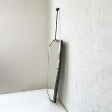 Ceiling Suspended Vintage N.7 Decorative Bevelled Mirror with Bronze Patina Frame
