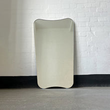 Mid-century Inspired Freeform Mirror with Minimalist Brass Frame - Vintage N.2