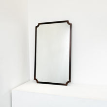 Vintage Inspired N.8 Scalloped Wall Mirror with Bronze Patina Full Frame