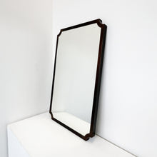 Vintage Inspired N.8 Scalloped Wall Mirror with Bronze Patina Full Frame