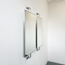 NEW Vorso™ Wall Attached Rotating Rectangular Mirror with Stainless Steel Frame
