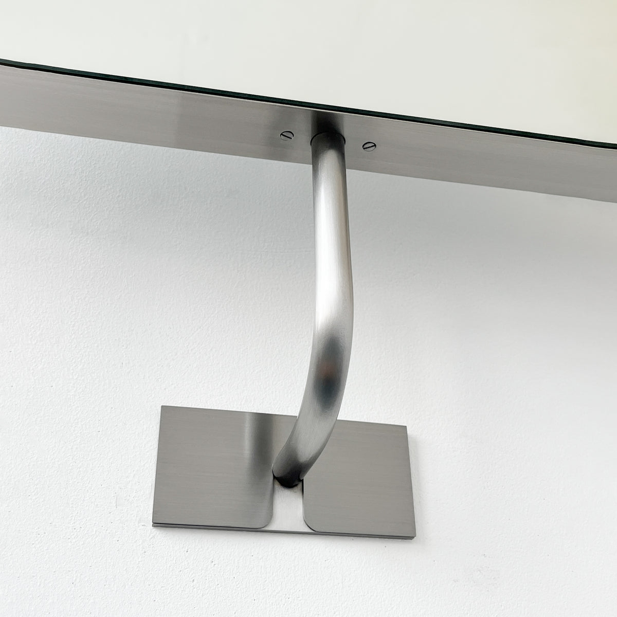 stainless steel mirror support