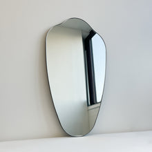 Vintage N.9 Mid-century Inspired Freeform Wall Mirror with Minimalist Frame