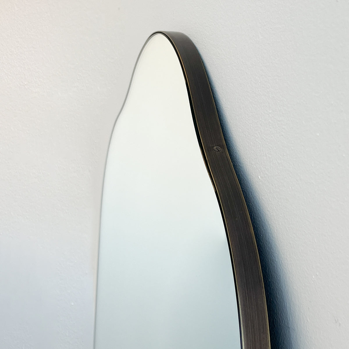 Vintage N.9 Mid-century Inspired Wall Mirror with Minimalist Frame