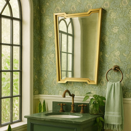 Toledo™  Vintage-Inspired Mirror with Elegant Full Frame