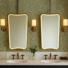 Mid-century style Ceiling Suspended Freeform Mirror with Illumination - Vintage N. 2