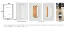 Second Payment - Set of 3 Bespoke Mirrors: 2 x Wall Hanging Quadris™ and 1 x Countertop to Ceiling Orbis™
